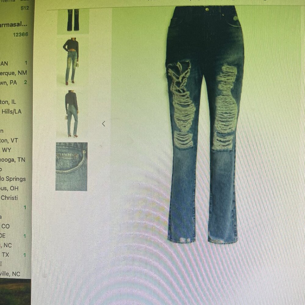 Good American Distressed Jeans